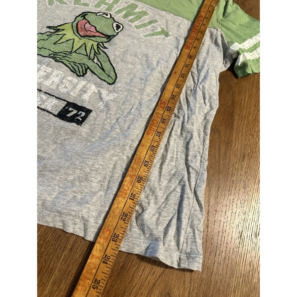 Disney Kermit The Frog The Muppets T Shirt Size 3XL Gray & Green - Picture 4 of 7
